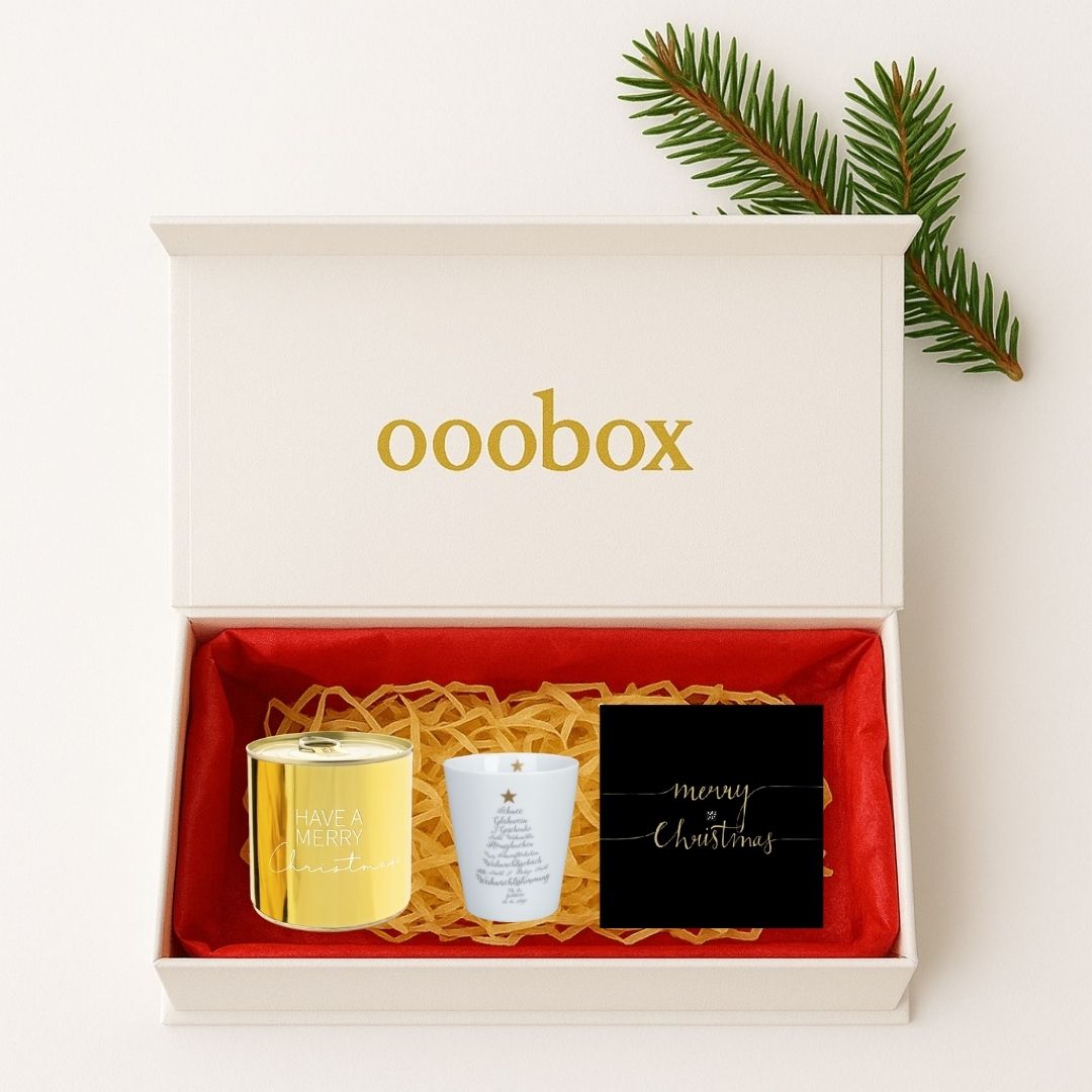 ✨ Geschenkbox „Classic Christmas“ – traditioneller Genuss & festliche Deko zum Verschenken