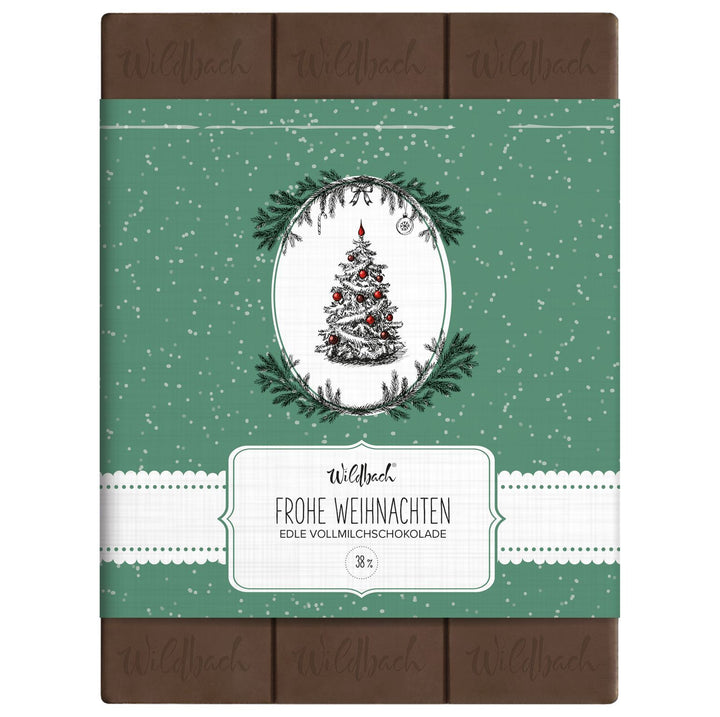 Kleine Weihnachtsüberraschung – Schokolade, Servietten & Streichhölzer