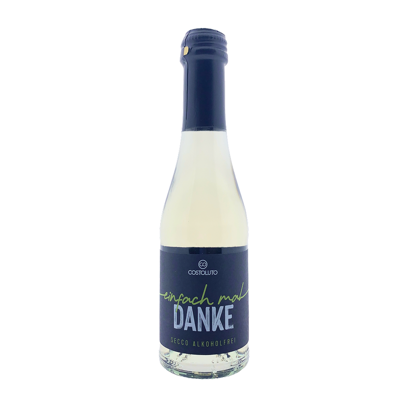 Piccolo-Secco "Einfach mal DANKE" ideal zum Danke-sagen ALKOHOLFREI