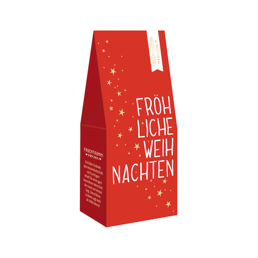 Fruchtgummi Herzen Fröhliche Weihnachten