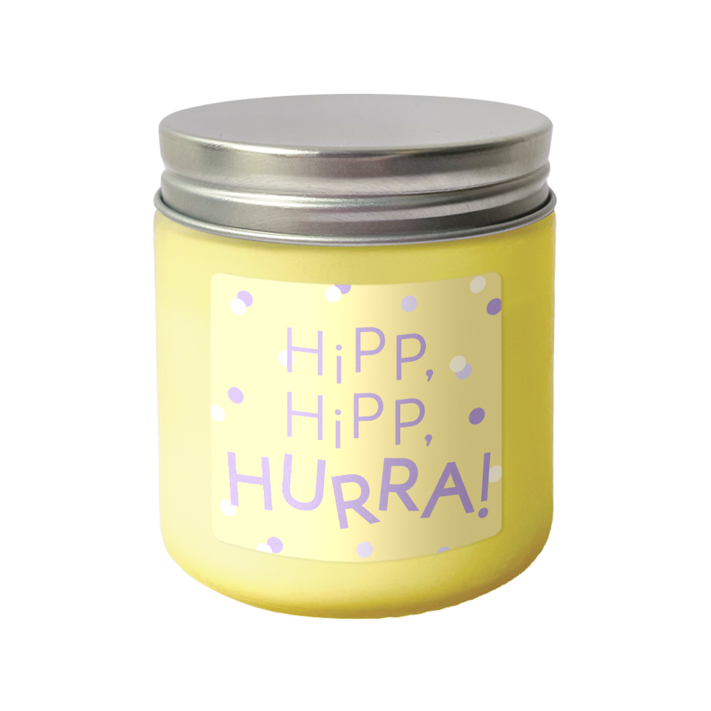 Duftkerze Hipp Hipp Hurra