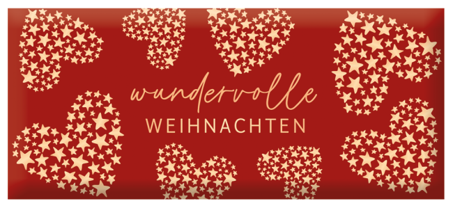 Mini-Schokolade "Wundervolle Weihnachten"