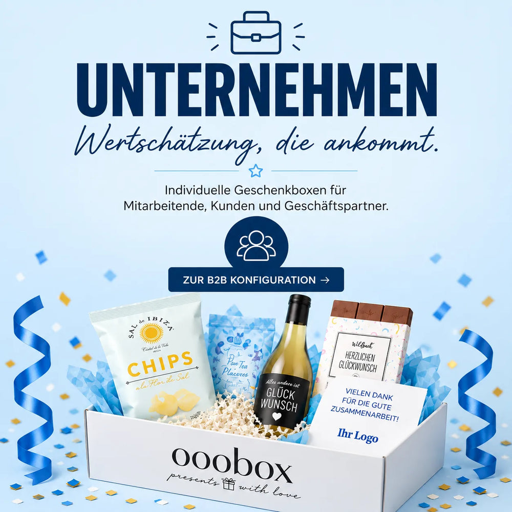 Individuelle Firmen-Geschenkbox im OOOBOX Konfigurator