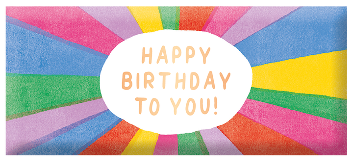 Mini-Schokolade Happy Birthday