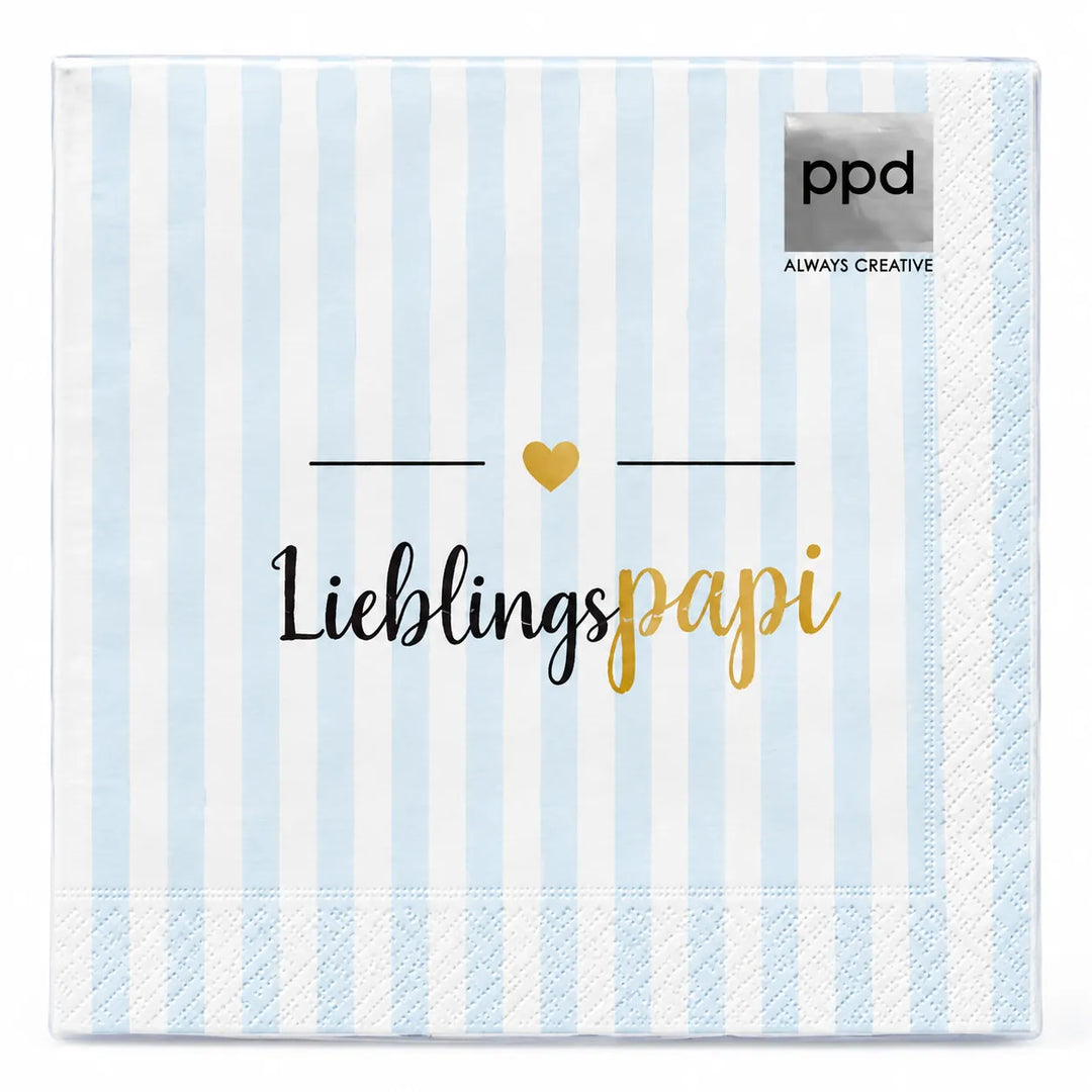 Servietten "Lieblingspapi"