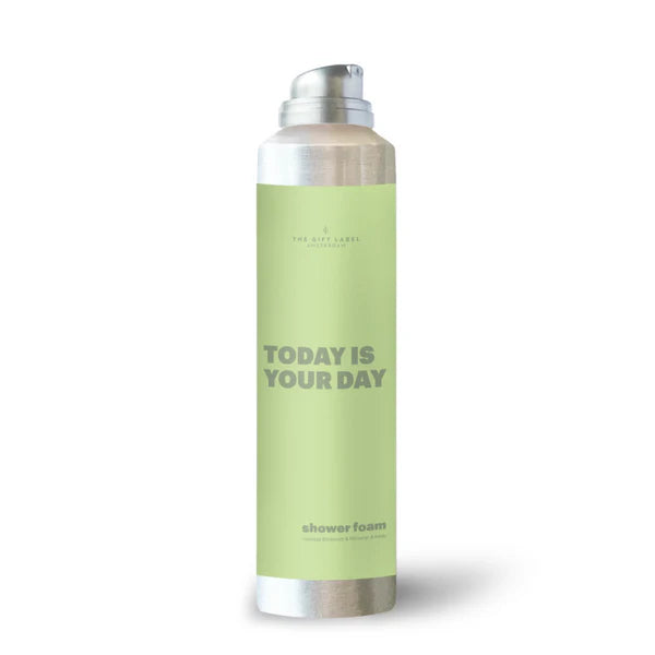 Dusch-Schaum "Today is your day" in toller stylischer Verpackung
