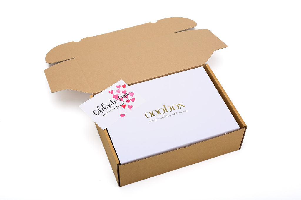 Individuelle Firmen-Geschenkbox mit Logo und Umkarton
