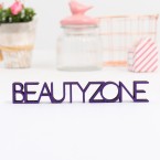 Holz-Schriftzug "Beautyzone"