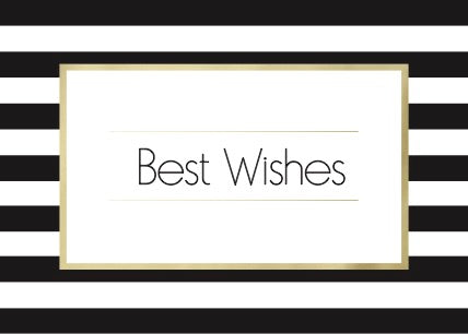 Grußkarte „Best wishes“