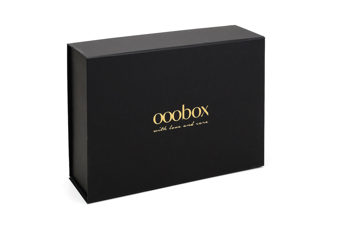 Luxus-Magnetbox in schwarz mit Umkarton – ooobox GmbH