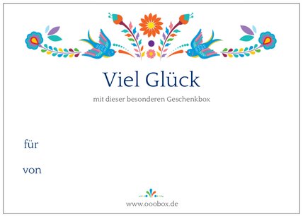grußkarte viel glück