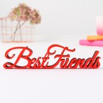 Holz-Schriftzug "Best friends"